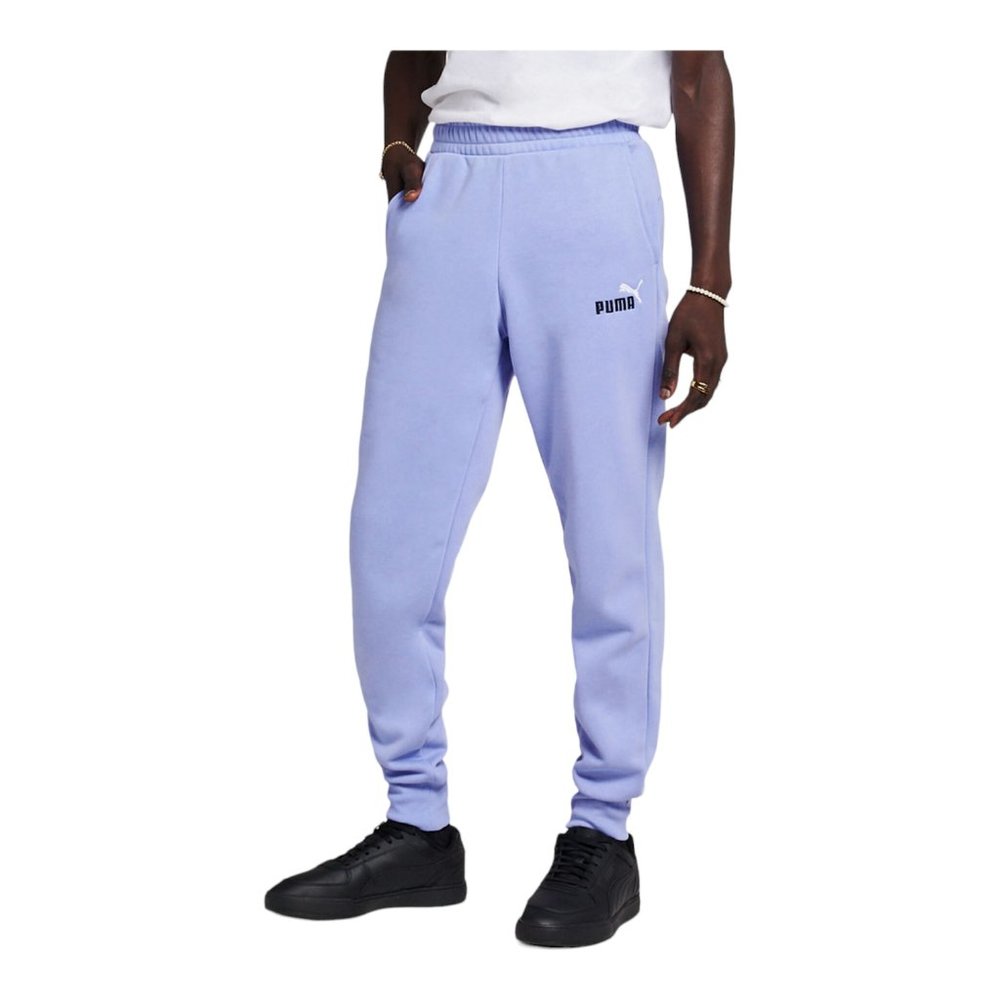PUMA Essential Fleece Embroidery Logo Jogger Pants Lavendar Men's